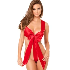 All Wrapped Up Satin Teddy