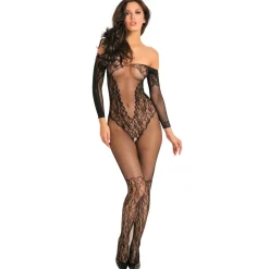 Barely There Crotchless Bodystocking