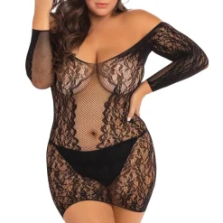 Demure Long Sleeved Mini Dress