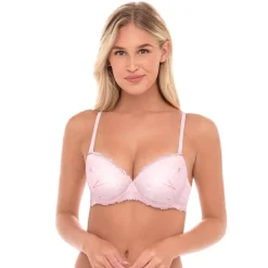 Floral Lace Double Push Up Bra - 3 Pack