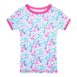Girls Snug Fit Cotton Pajama Pant and Short Set