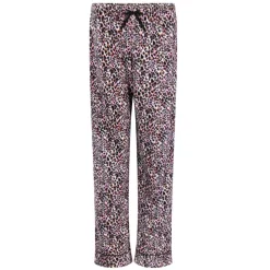 Microfleece Button-Up Pajama Gift Set with Notch Collar