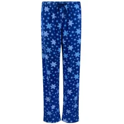 Microfleece Button-Up Pajama Gift Set with Notch Collar