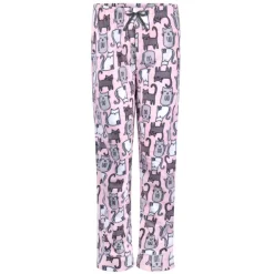 Microfleece Button-Up Pajama Gift Set with Notch Collar