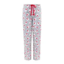 Microfleece Button-Up Pajama Gift Set with Notch Collar