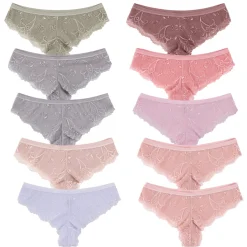 10 Pack Cheeky Lace Panties