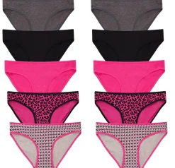 10 Pack Cotton Bikinis