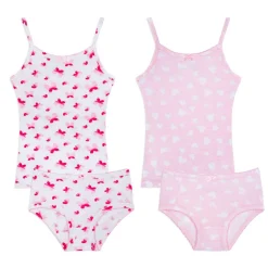 2 Pack Cotton Tank and Underwear Set