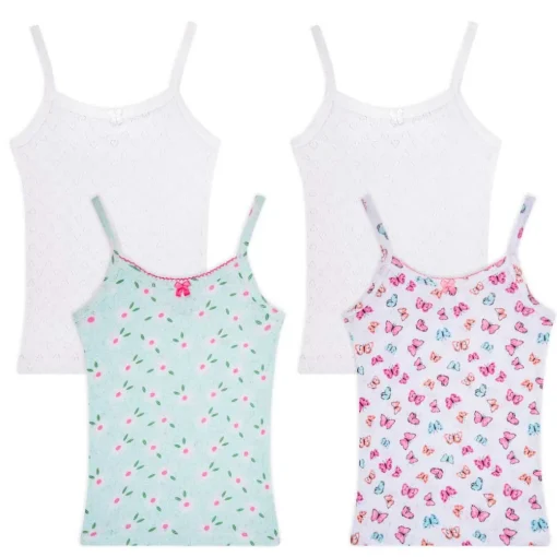 4 Pack Girls Camisoles