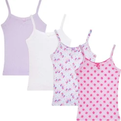 4 Pack Girls Camisoles