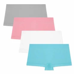 4 Pack Girls Seamless Boyshorts