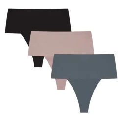 3 Pack High Waist Shaping Thongs