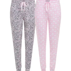2 Pack Lightweight Hacci Jogger Pajama Pants
