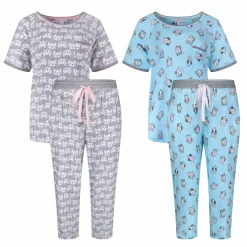 2 Pack Polysuede Yummy Butter Soft Capri Set