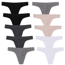 10 Pack Seamless Thong Underwear