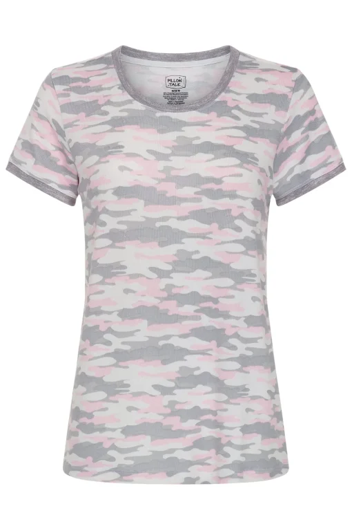 2 Pack Short Sleeve Lightweight Hacci Jogger Set
