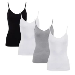 4 Pack Waist Control Shapewear Camisole