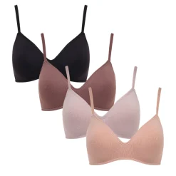 4 Pack Wireless Bra T-Shirt Bra