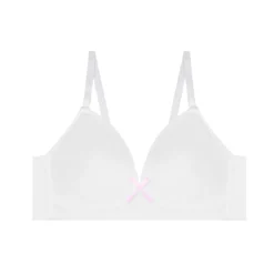 2 Pack Wireless Lightly Padded Bras With Bow