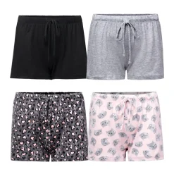 4 Pack Yummy Butter Soft Lounge Shorts