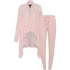 2 Piece Hacci Robe & Jogger Set