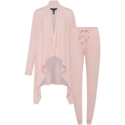 2 Piece Hacci Robe & Jogger Set