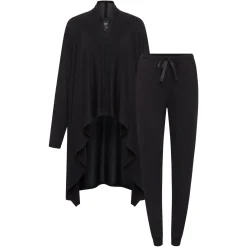2 Piece Hacci Robe & Jogger Set